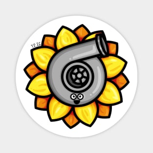 Cutest Turbo - Sunflower Magnet